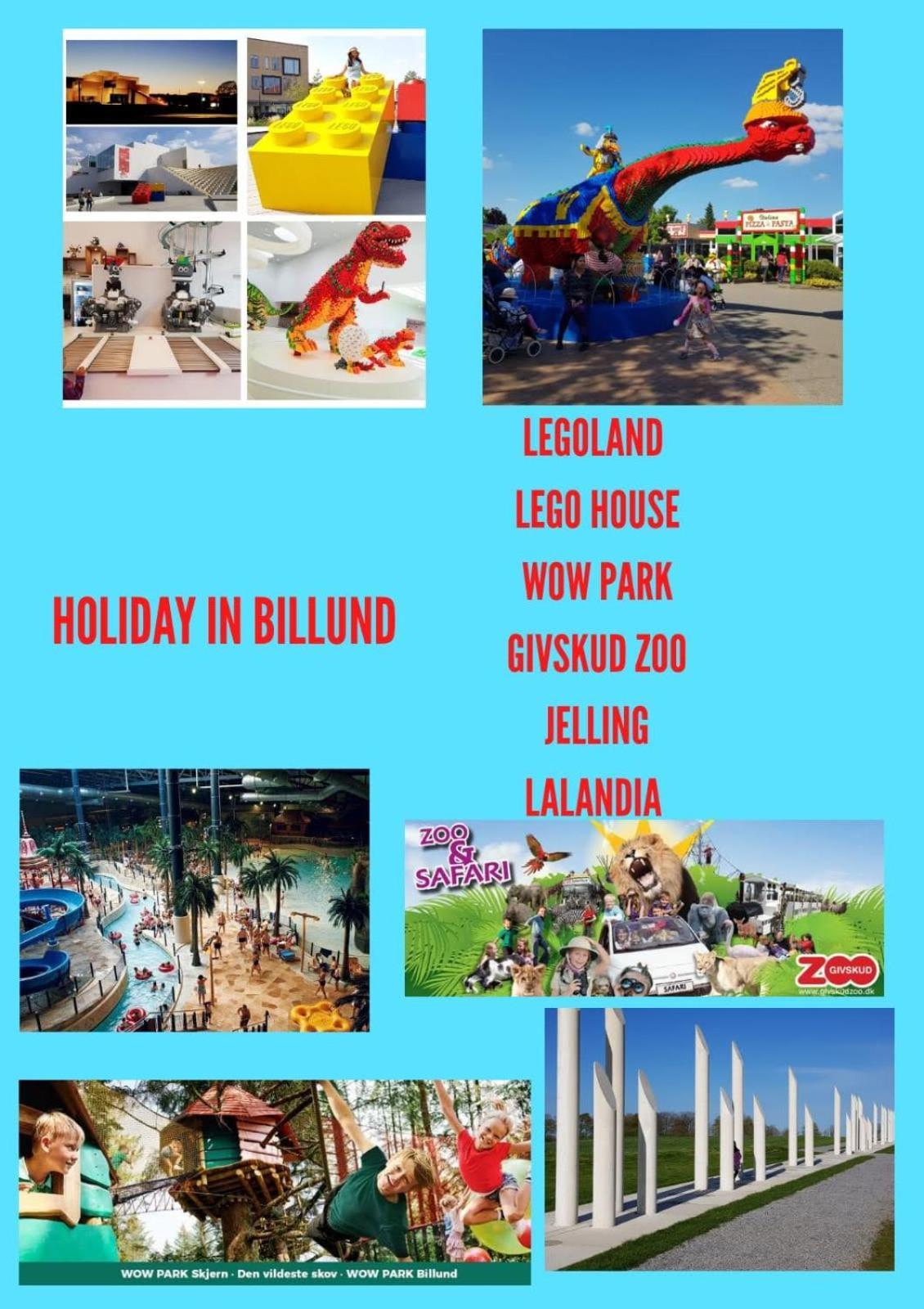 5Min Walk To Lego House - Two Bedrooms On Loft Floor With Balcony * With Garden Билунд Екстериор снимка